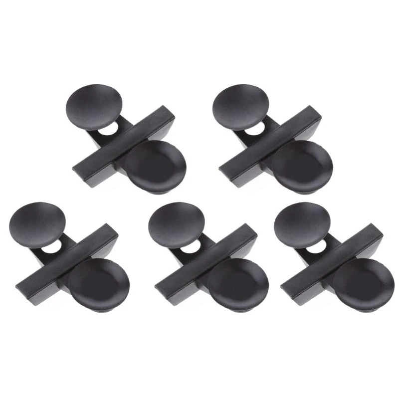 5pcs Plastic Divider Sheet Holder Suction Cup Black for Aquarium Fish Tank New MAY19