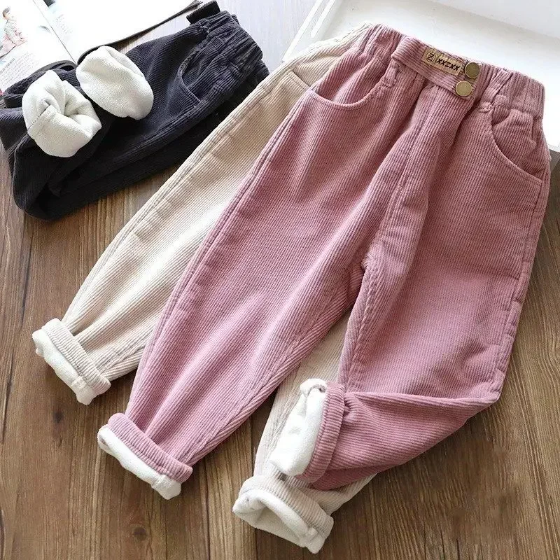 Pantalones de pana para niños - Cálidos para otoño e invierno - imagen 2