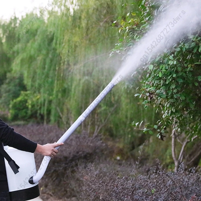 Mesin Penyemprot Serbuk Pertanian 8L Baterai Lithium 14AH Portabel Ringan Elektrik Untuk Pengendalian Hama Kebun Pertanian