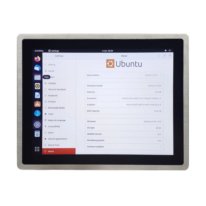 

IP67 Sealed Stainless Steel 304 Enclosure 12.1 Inch Multi-points PCAP Touch Screen I7-10510U 8G RAM 128G SSD Industrial Computer