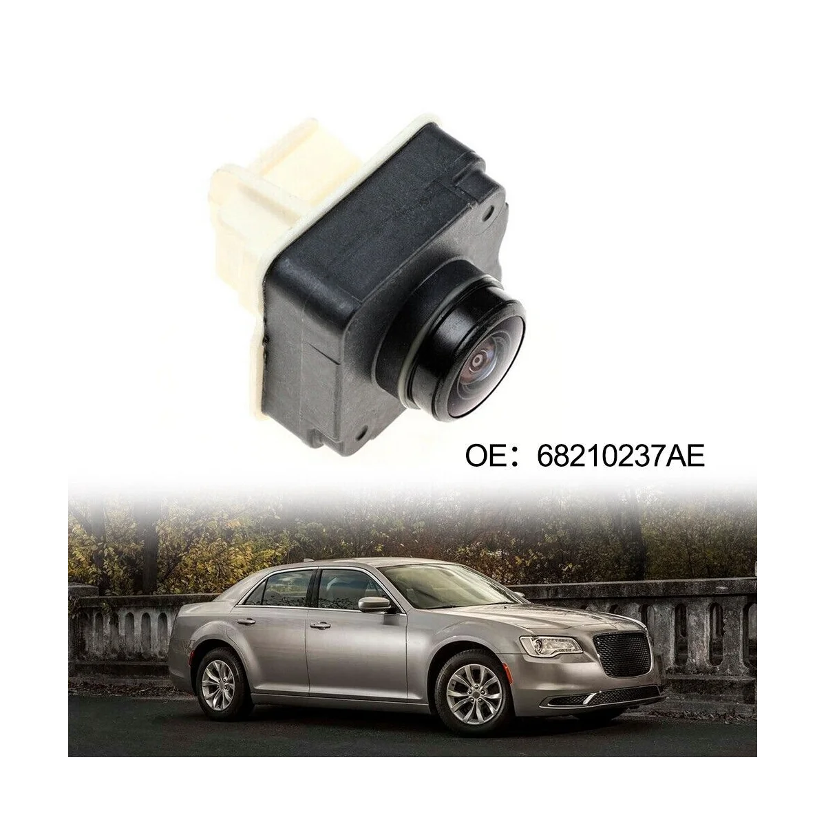 Car Rear View Camera Backup Reverse Parking Reversing Camera for Chrysler 300 3.6L 15-20 68210237AE