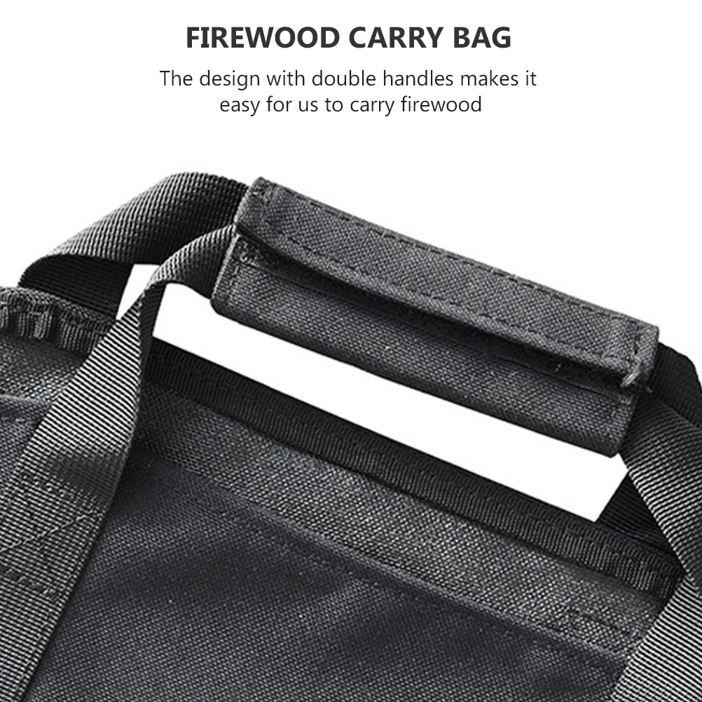 

1Pcs Firewood Carry Bag Oxford Cloth Log Carrier Large Firewood Tote for Storage Picnic Camping Garden Accessories
