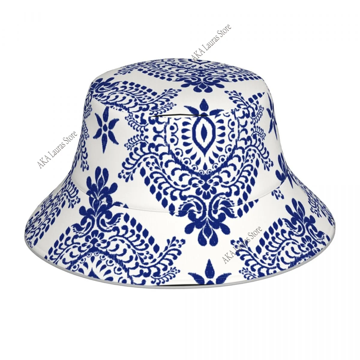 New Fisherman's Hat Unisex Fashion Aztec Style Baroque Bob Cap Windproof outdoor Reflective Bucket Hat