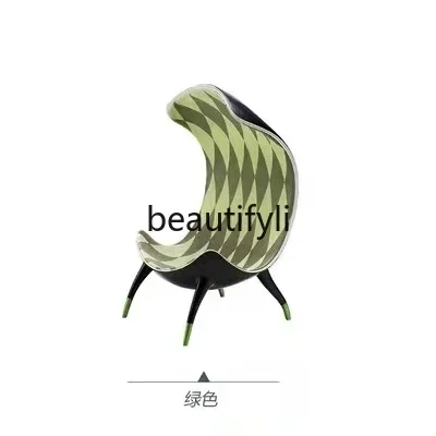 ss CNew Nordic Art Creative Ballet Chair Modern Modern Special-shaped Fiberglass High Back Leisure Chair