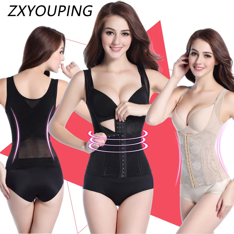 

High Waist Slimming Corset Post-natal Shapewear For Women Waist Belly Trainer Six-breasted Body Shapers Plus Size