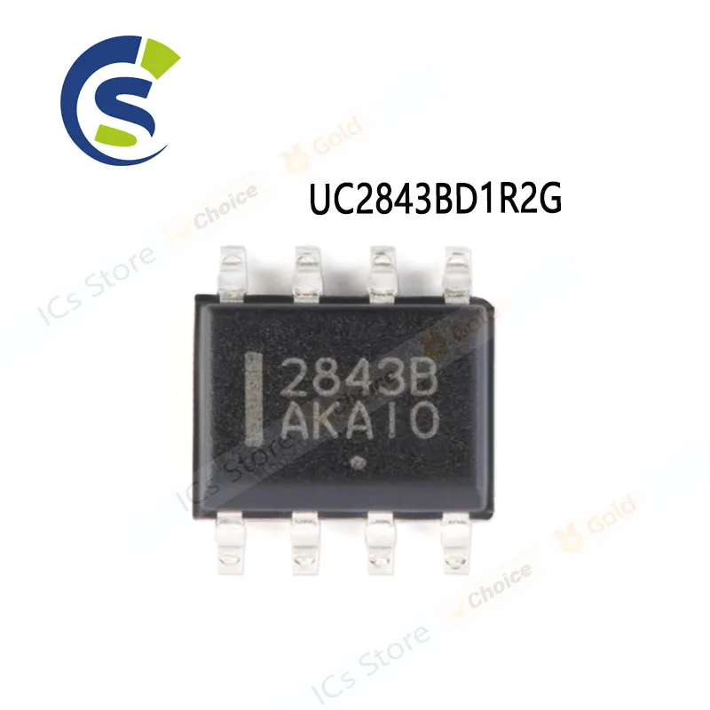 100% imports new and original 10PCS UC2843BDR UC2843B 2843B UC2843 SOP-8 UC2843BD1R2G