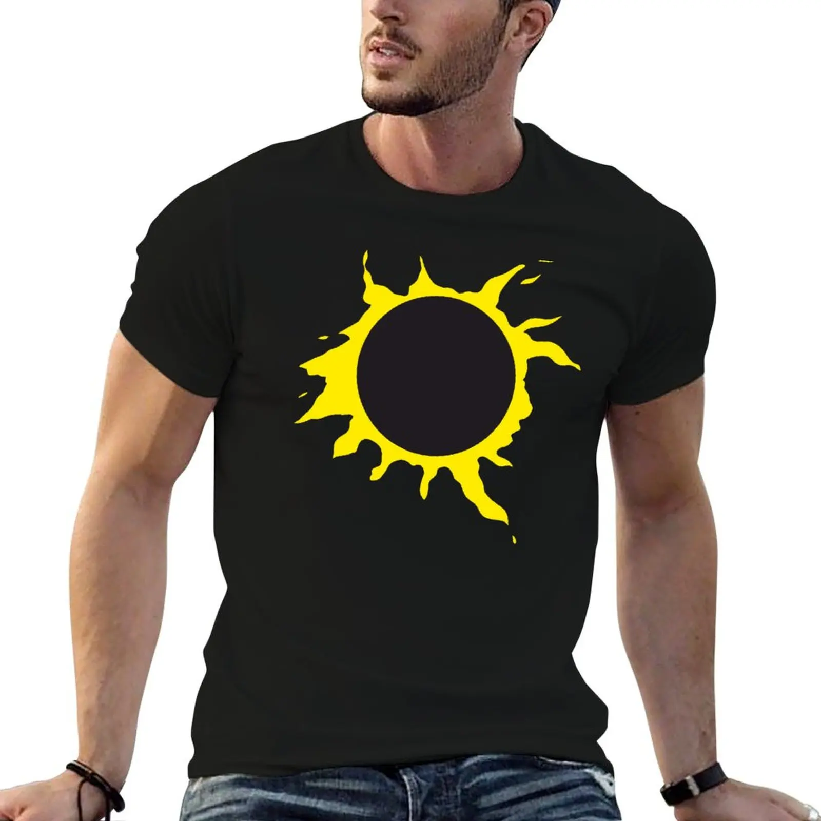 KINO is a star named the sun (without inscription) T-Shirt anime stuff Funny t-shirts plain black t shirts men