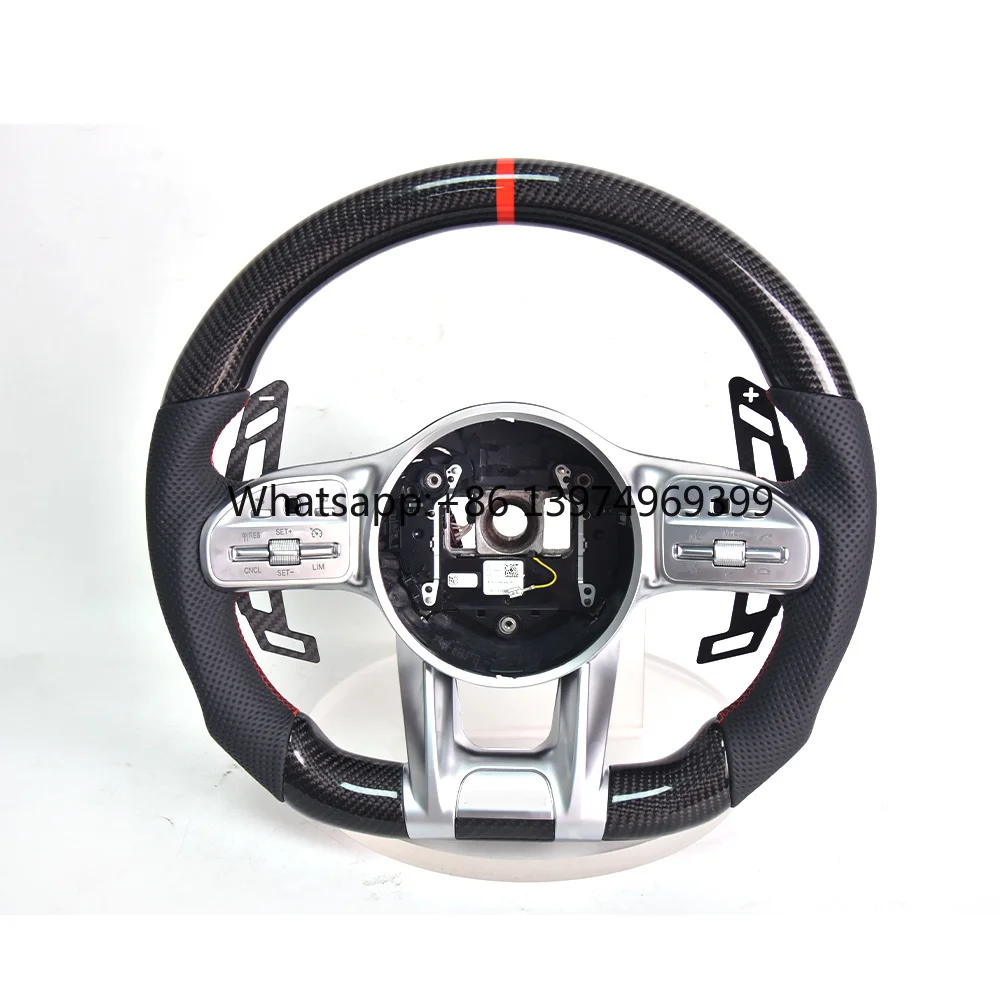 Suitable for Mercedes Benz 809AMG Steering Wheel Carbon Fiber Magnetic Shift Paddles ACES Class Gle300lc260l Modification