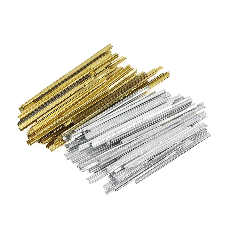 100PCSLocksmith Tool Finished Tin Foil Strip Gold And Silver Tin Foil Consumable