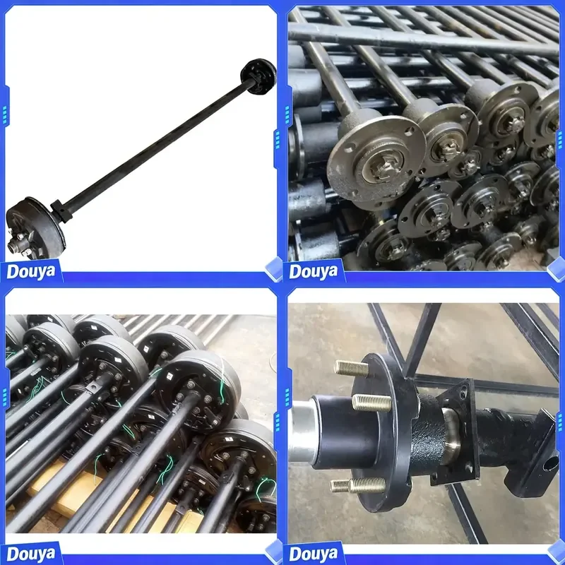 Agricultural Trailer 3000kg Capacity China Factory Directly Supply Without Brake Torque Axle