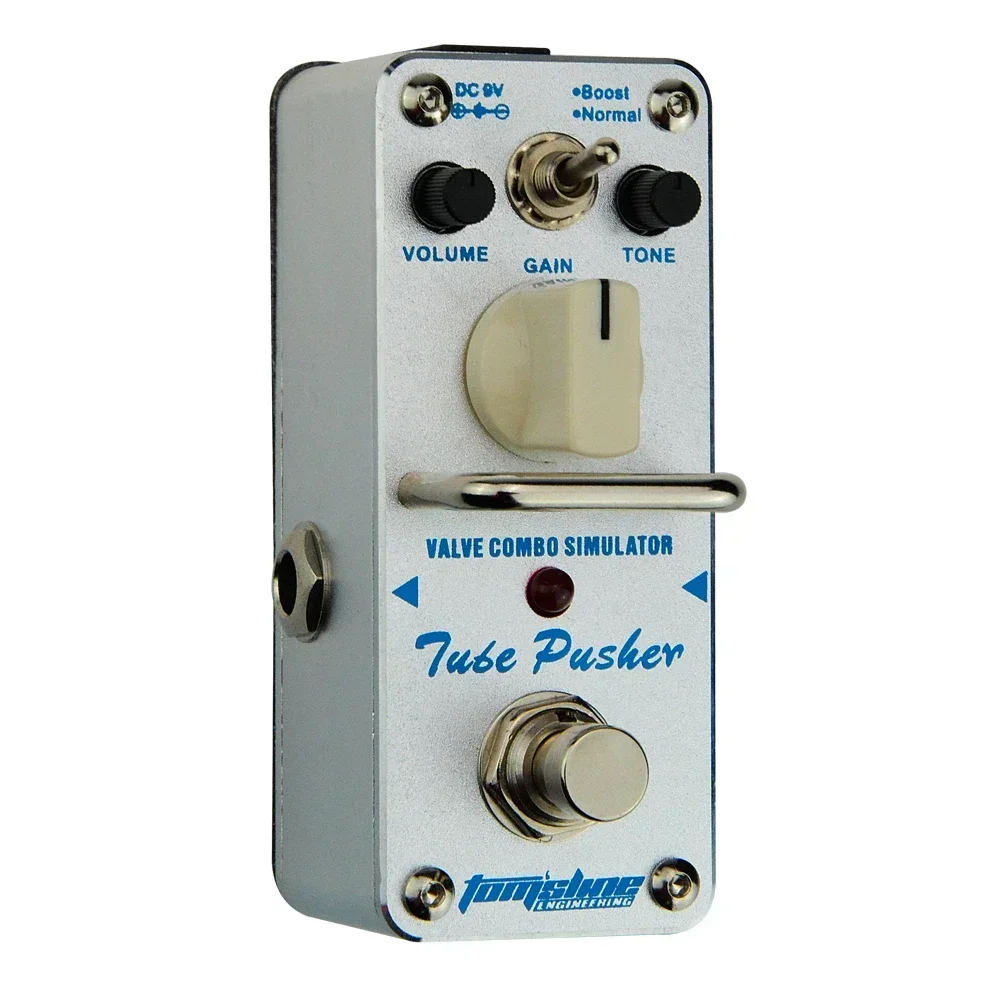 Empujador de tubo AROMA, Pedal de guitarra eléctrica, efecto Vlave Combo, simulador, efecto Mini analógico, True Bypass, ATP-3, accesorios de guitarra