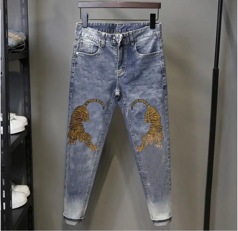

Men luxury designer jeans New Fashion brand designer new design Male Trousers