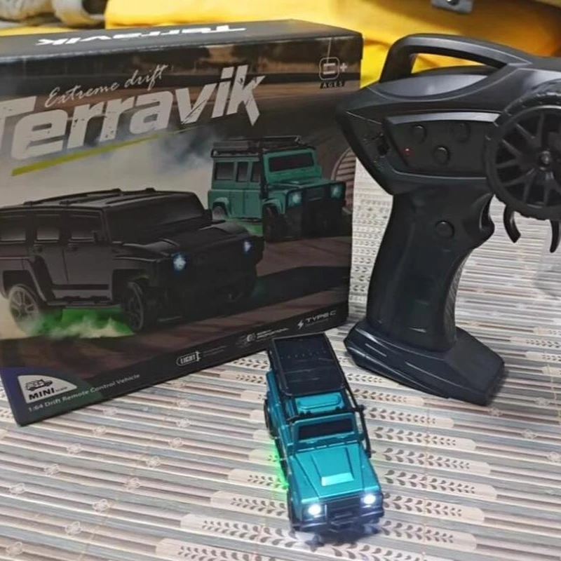 새로운 Rc1/64 시뮬레이션 허머 전문가용 사륜구동 고속 미니 오프로드 무선 조종 자동차 (소년용 드리프트 자동차)