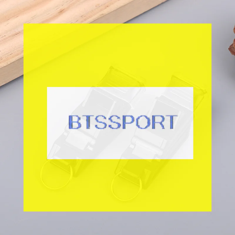 (BF06)Professional Football Referee Whistles With Lanyard Box Big Sound Plastic Whistles Basketball Whistles  Equipment