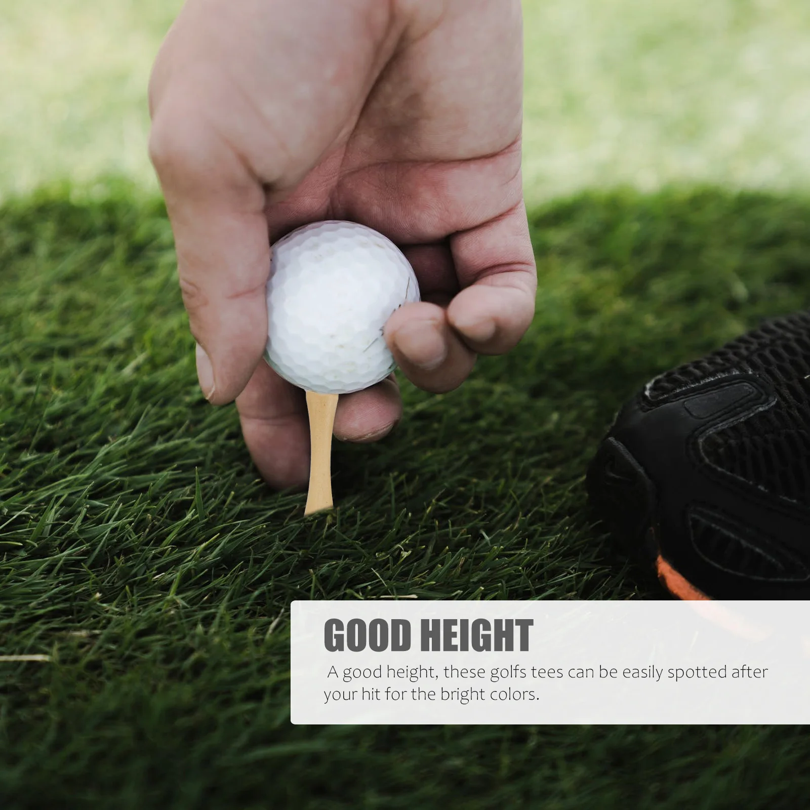 

35pcs Golf Tees Strong Plastic Small Size Bright Colors Low Resistance Professional Training Golfer Accessories Mini Golfing