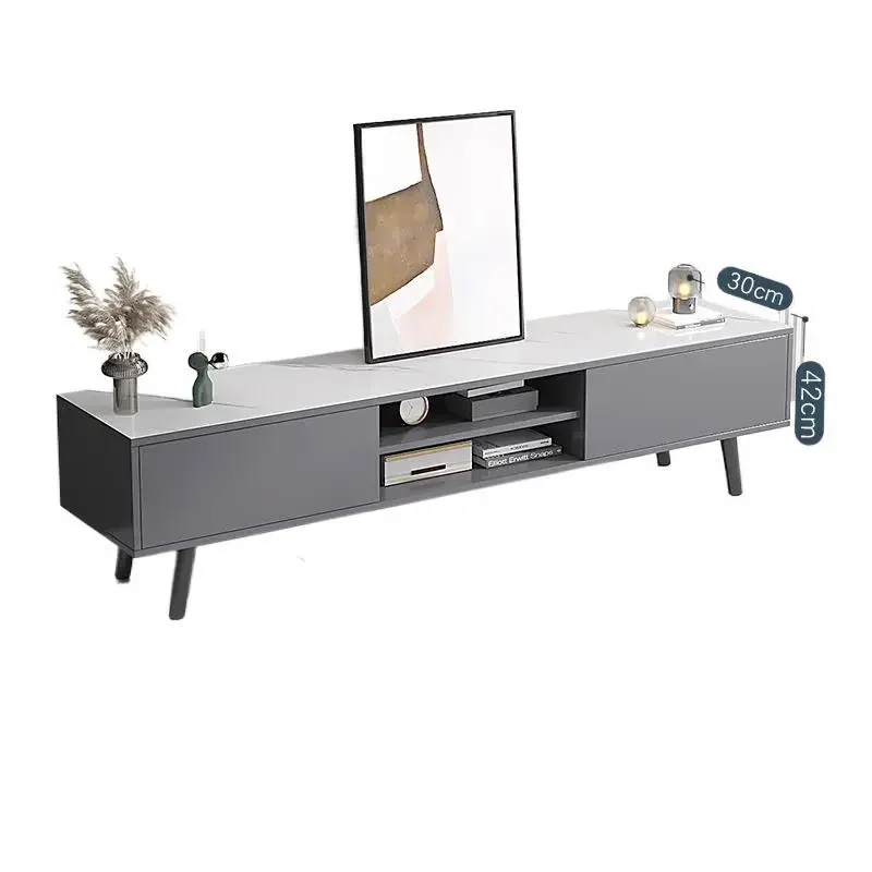 

New TV cabinet, simple modern coffee table combination, small apartment living room simple floor cabinet light luxury