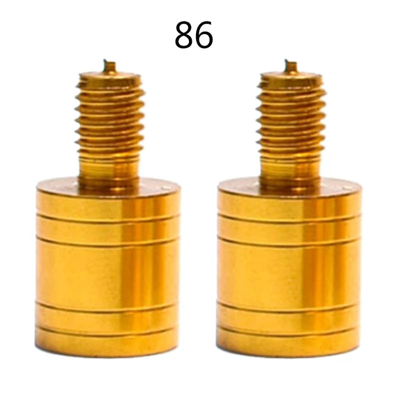 2 Pcs Fishing Landing Net Handle Connector Thread Adaptor Fishing Landing Harpoons Rod Joint Converters Head Durable