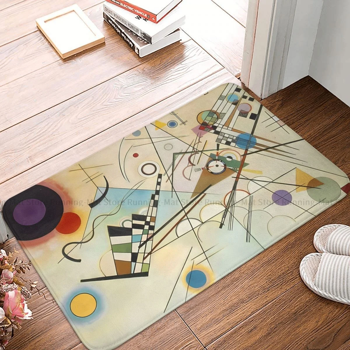 Wassily Kandinsky Anti-Slip Doormat Kitchen Mat Composition Floor Carpet Entrance Door Rug Bedroom Decor