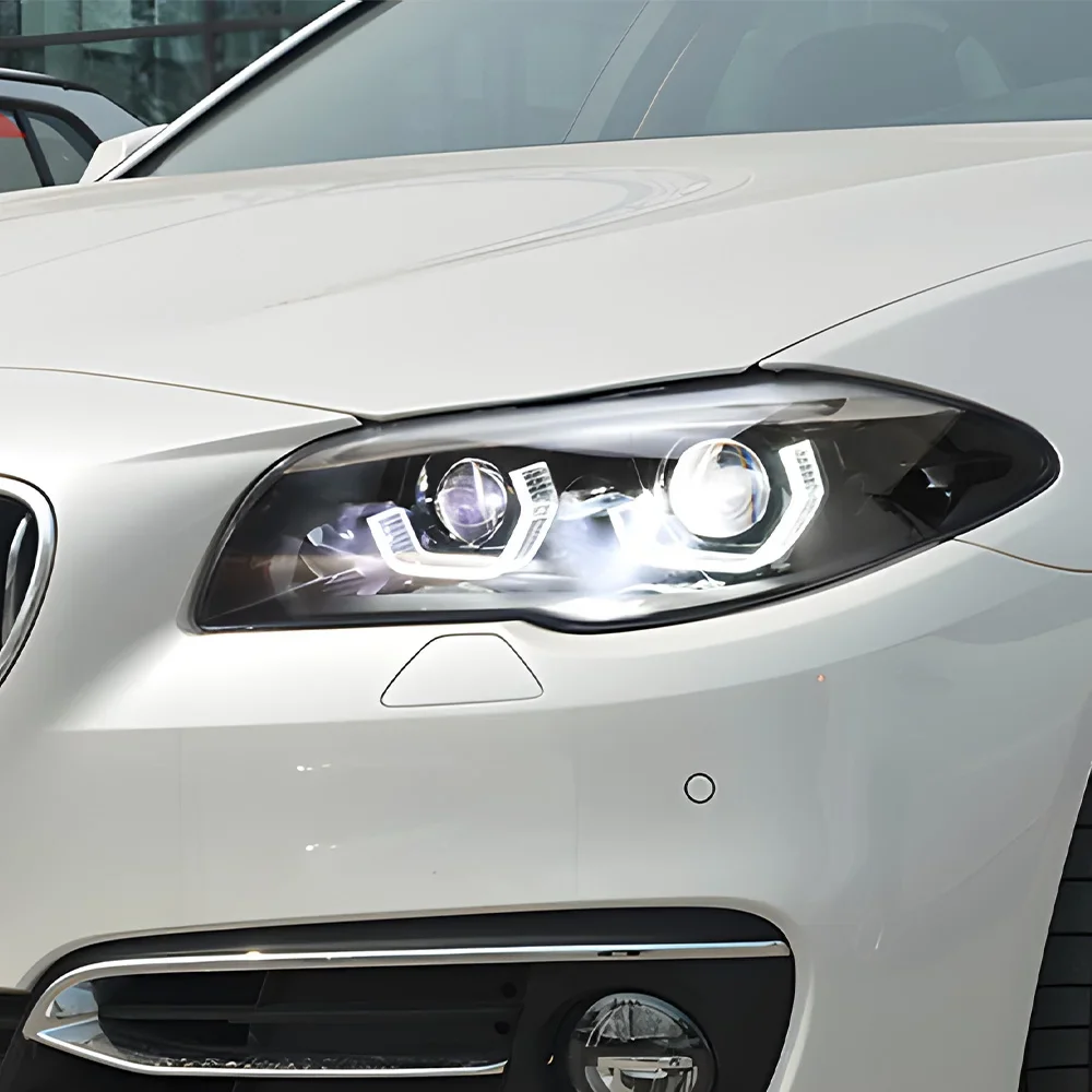 

Для BMW F10 F18 525i 530i 535Li 2011-2017: Обновленная светодиодная фара в сборе с высококачественными дневными ходовыми огнями и линзой-проектором