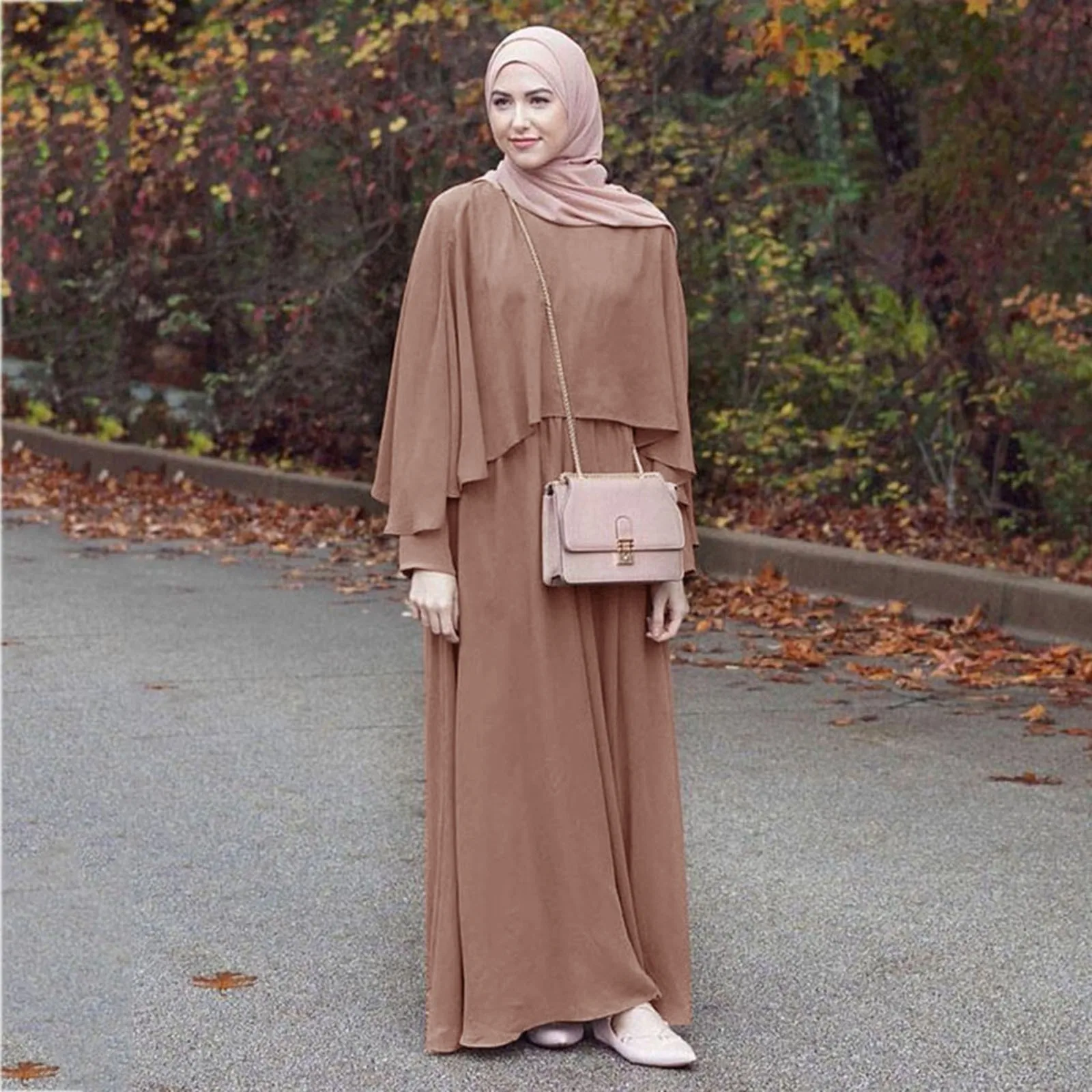 Robe Abaya à Manches sulfavec Poches pour Femme Musulmane, Vêtement Islamique, Basique, Couleur Unie, Jazz, Crêpe, EID, Modeste, Maxi, Haute Qualité, Nouvelle Collection