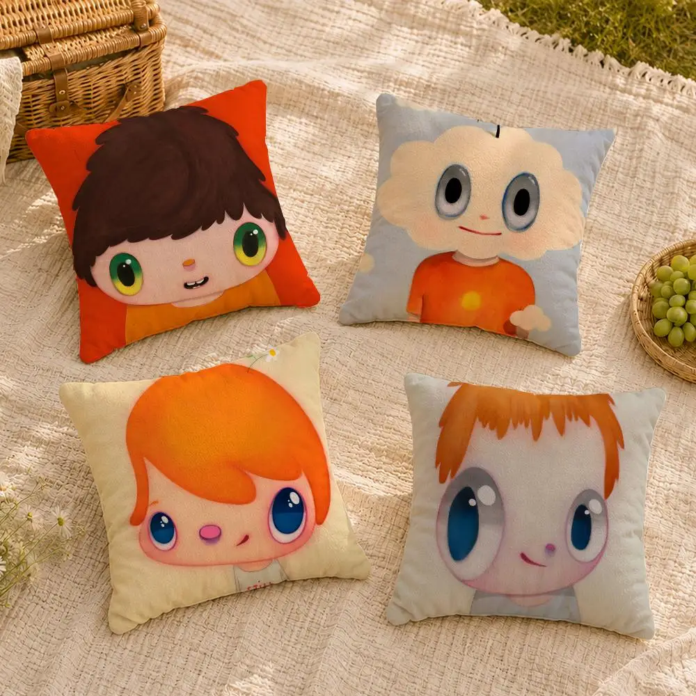 Funda de cojín inspirada en J-Javier C-Calleja, funda de almohada suave de felpa corta, lavable, agradable para la piel, decoración para sala de estar y sofá