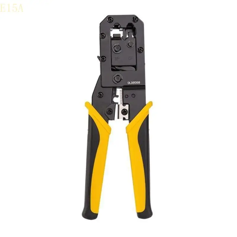 

E15A RJ45 Crimping Tool Networking Cable Crimper Cutting Tool Crimping Stripper