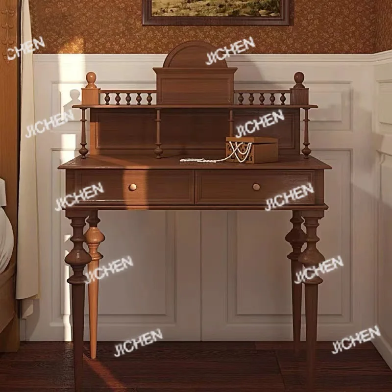 

Американский простой цельный деревянный ретро коричневый старый комод из дуба с гравировкой для спальни, роскошный декоративный шкаф, мебель из массива дерева