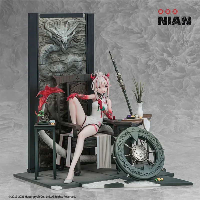AniGame Arknights Nian 31 ซม.1·1/7 PVC ของแท้สะสมอะนิเมะ Action ของเล่นวันหยุดของขวัญ Original Product