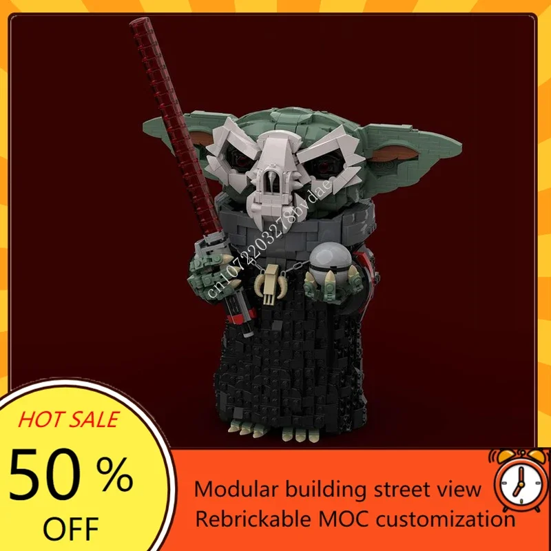 

1770 шт. MOC Space Battle Series Grogu Sith Darth Mega фигурка модель строительные блоки технология кирпичи DIY креативные игрушки детский подарок