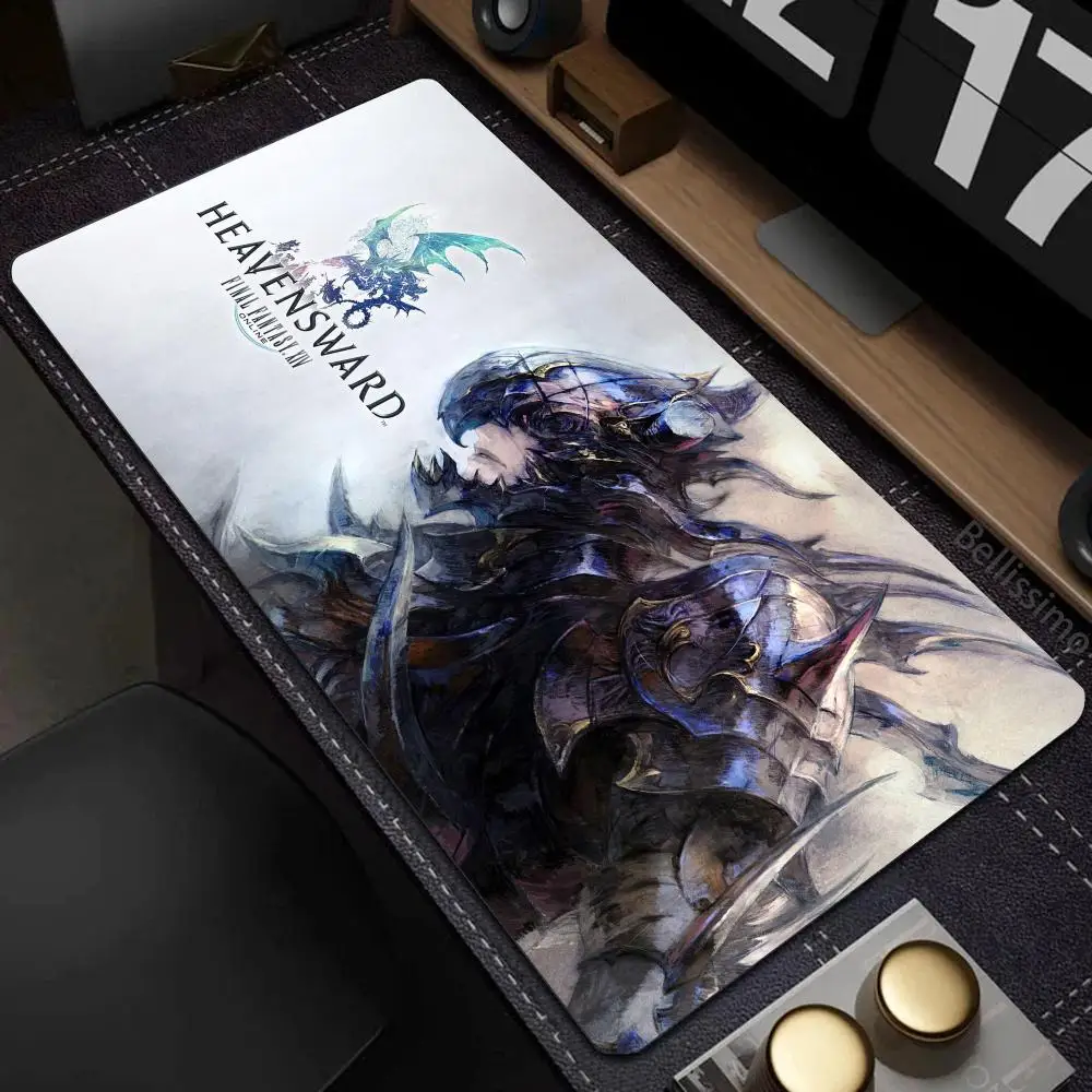 Final Fantasy XIV Anime Mouse Pad Office Laptop Gaming Accessories Non Slip Keyboard Mousepad PC Gamer Cabinet Desk Mat Carpet