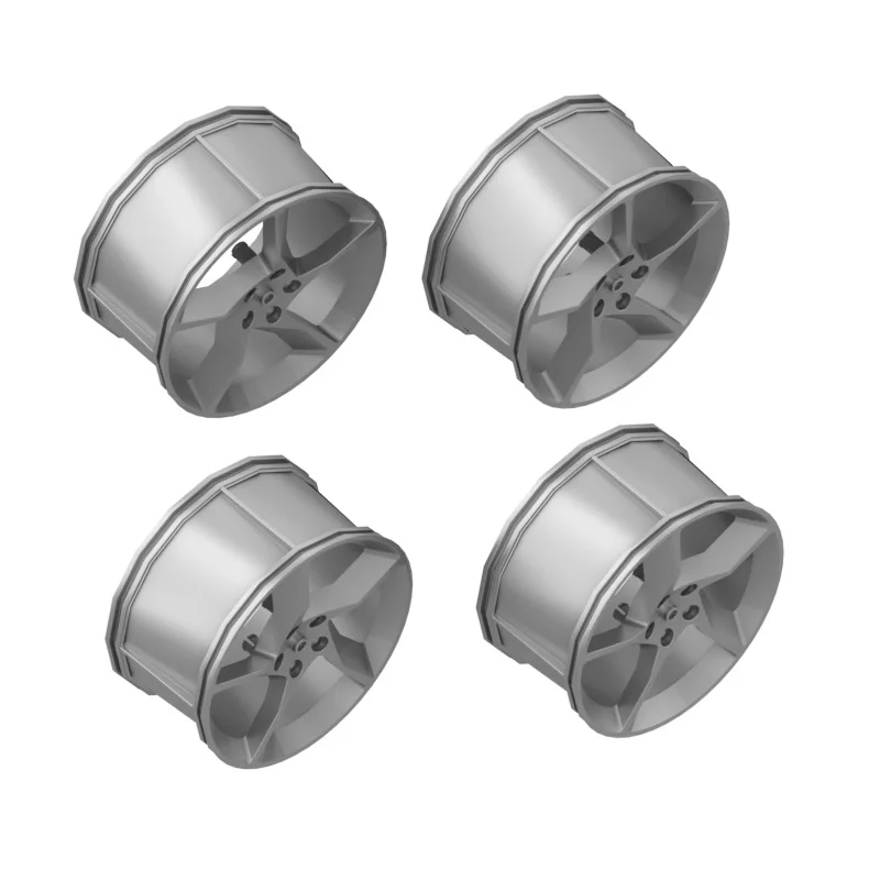 4pcs  SP3 P1 wheeel  hub Technical Tire Bricks Car Truck Tire MOC Parts Reduction Building block  56908 5428 73398 73389 15038