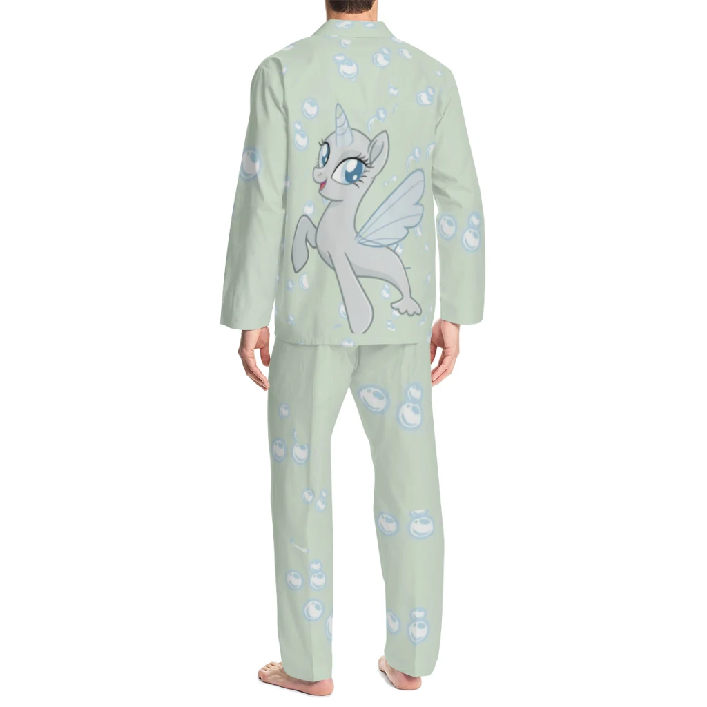 Pijama branco My Little Pony, padrões selecionados de Minso, estilo fofo