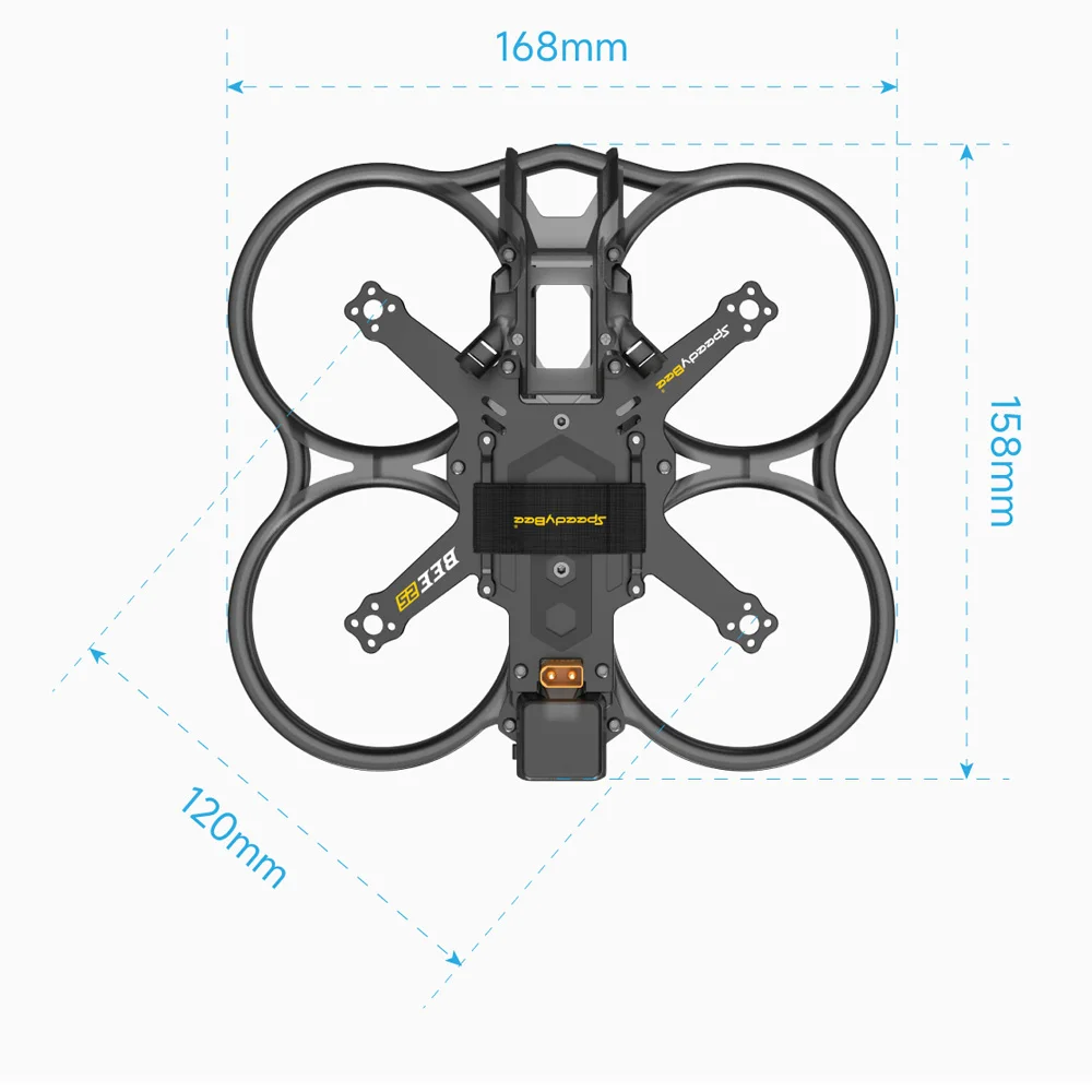 

SpeedyBee Bee25 Drone Frame KIT 2,5-дюймовый PRO/LITE EXT Беспроводная настройка для O3 Air Unit/Link/Vista VTX FPV Drone Quadcopter Model