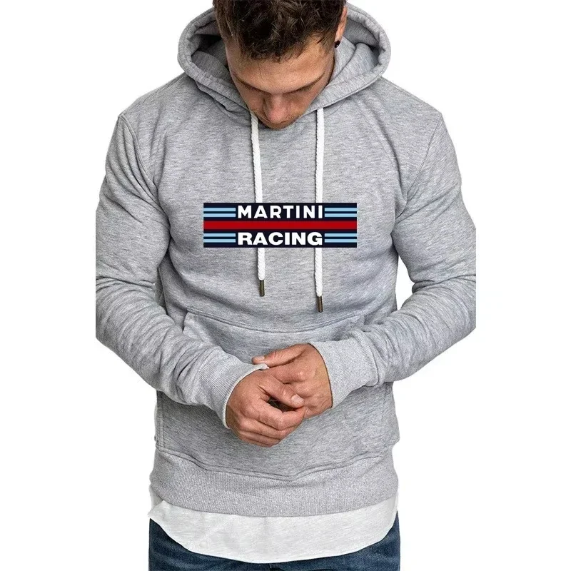 Men's Hoodies Martini Racing Print Unisex Hooded Fleece Sweatshirt Pullover Jacket Casual High Quality Streetwear Fashion Trends