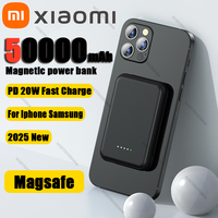 Xiaomi 50000mAh Wireless Magnetic Power Bank 15W Super Fast Charging Portable Battery Charger For iPhone Huawei Samsung 2025 New
