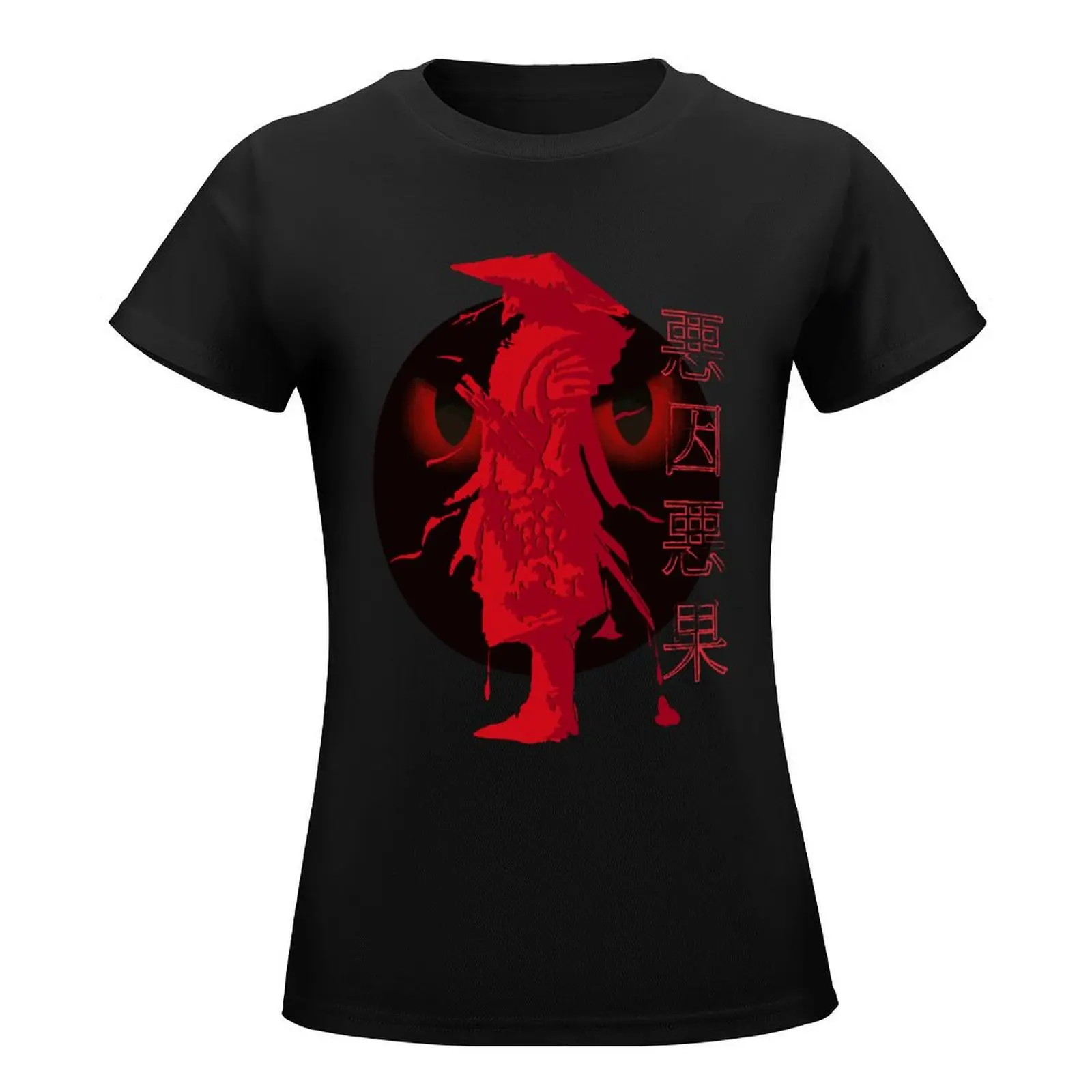 Armored Samurai Warrior T-Shirt korean fashion animal print shirt for girls funny white t-shirts for Women