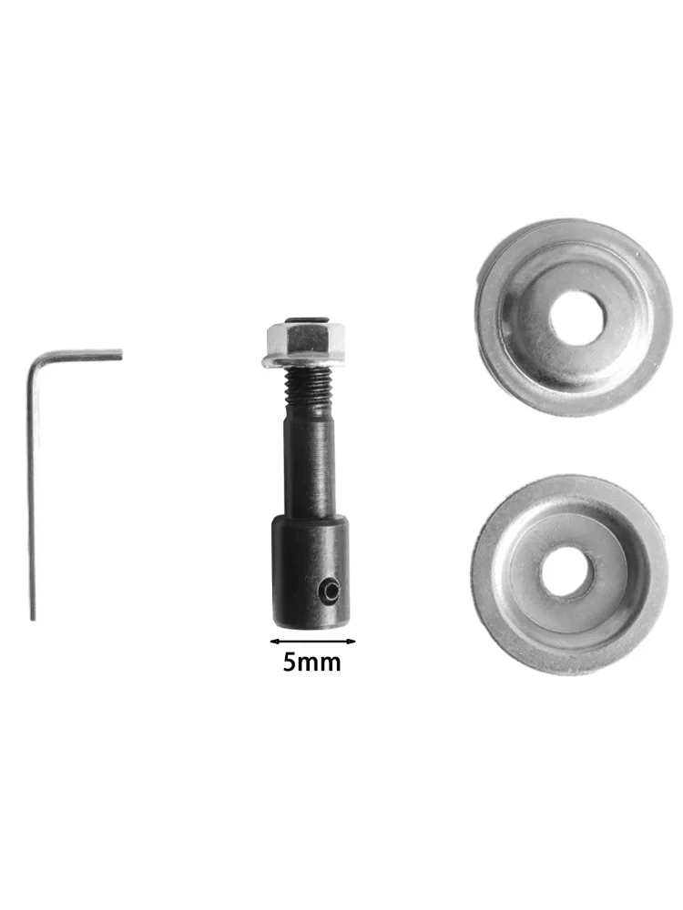 1 Set Spindle Adapter For Grinding Polishing 5-16mm Shaft Motor Bench Grinder Grinding Wheel Connecting Shaft Spindle Adapter