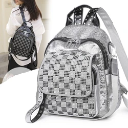 New Luxury Backpack Women's Bag Mochilas Multi Function Large Capacity Backpack Cowhide Material Genuine Leather Bolsas Feminina