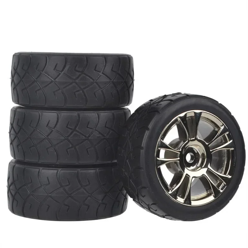 RC Rubber Tyres/Tires with Wheels for Tamiya M-05 M-05Pro M06 M07 M-08  SW01 MB-01 T3-01M-Chassis