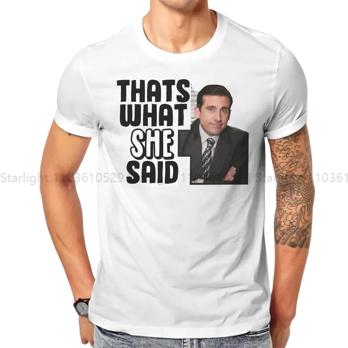 

That's What She Said Unique TShirt The Office Leisure T Shirt Summer T-shirt For Men Women