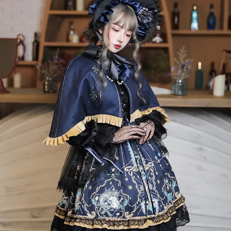 

lolita Original God Redemption op Lolita dress Cape photo costume