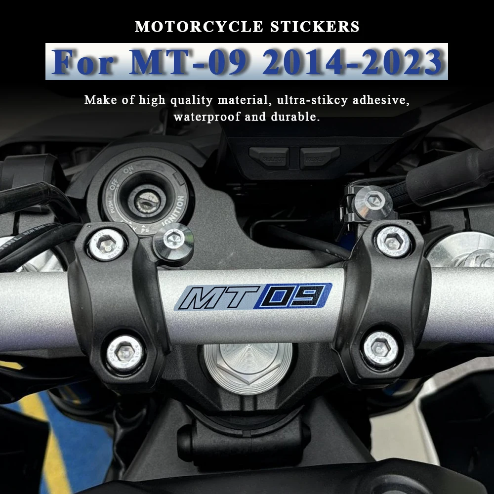 Adesivos de motocicleta à prova d'água, decalques decorativos de guidão for Yamaha MT 09 MT-09 MT09 SP 2014-2020 2021 2022 2023, acessórios