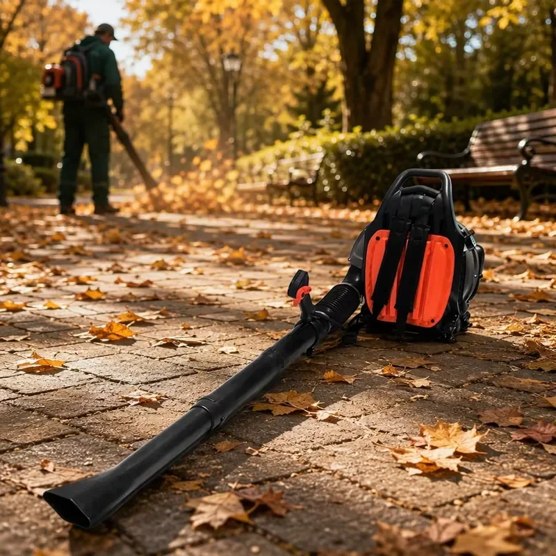 Wholesale 63cc Commercial Backpack Gas Leaf Blower 2.7kW Petrol Backpack Leaf Blower OEM Factory Price