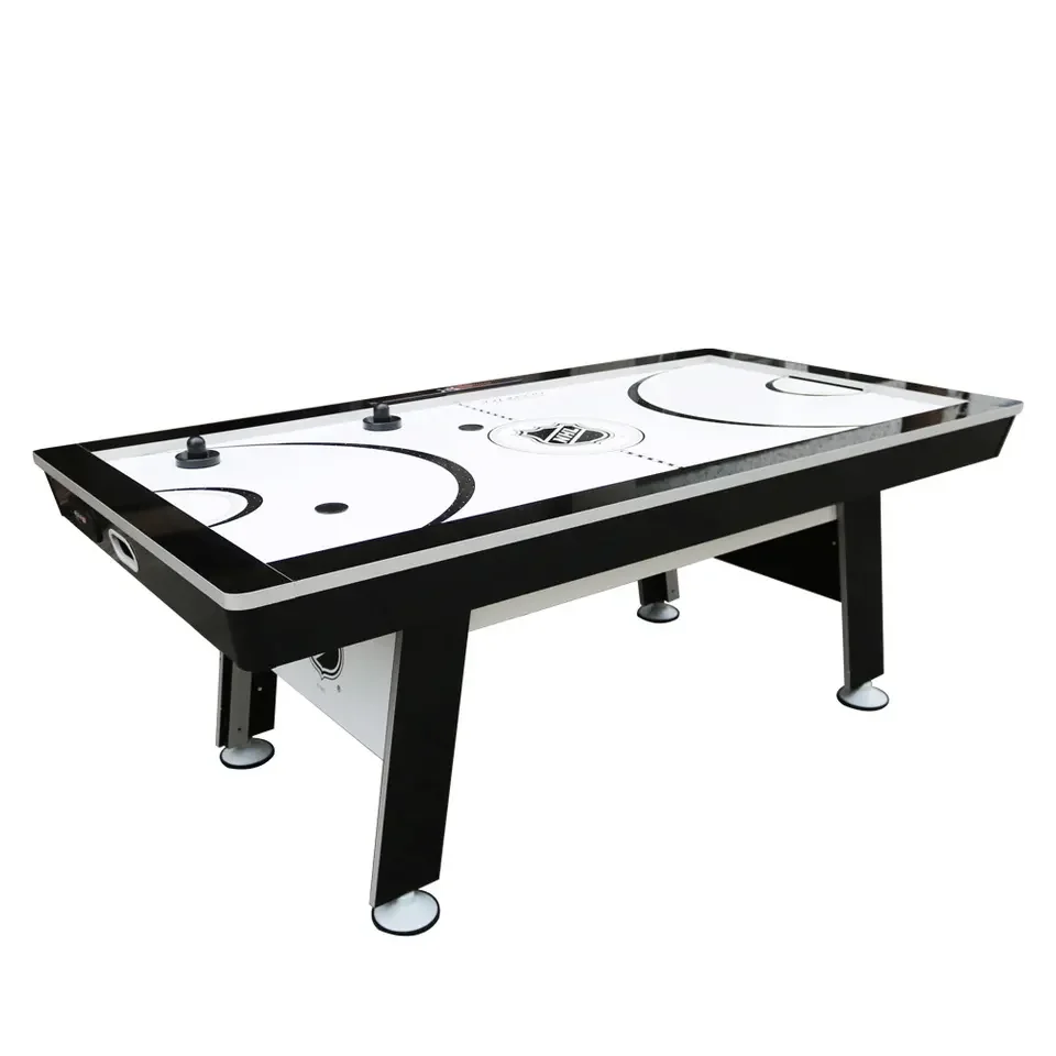 

Factory Hot Sales 7ft Air Hockey Table for Kids and Adults Portable Hockey Table W/LED Scoreboard 2 Pucks 2 Pushers Game Room