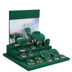 New Jewelry Shop Window Show Set Necklace Display Bust Earring Holder Bracelet Watch Organizer Shelf Rack