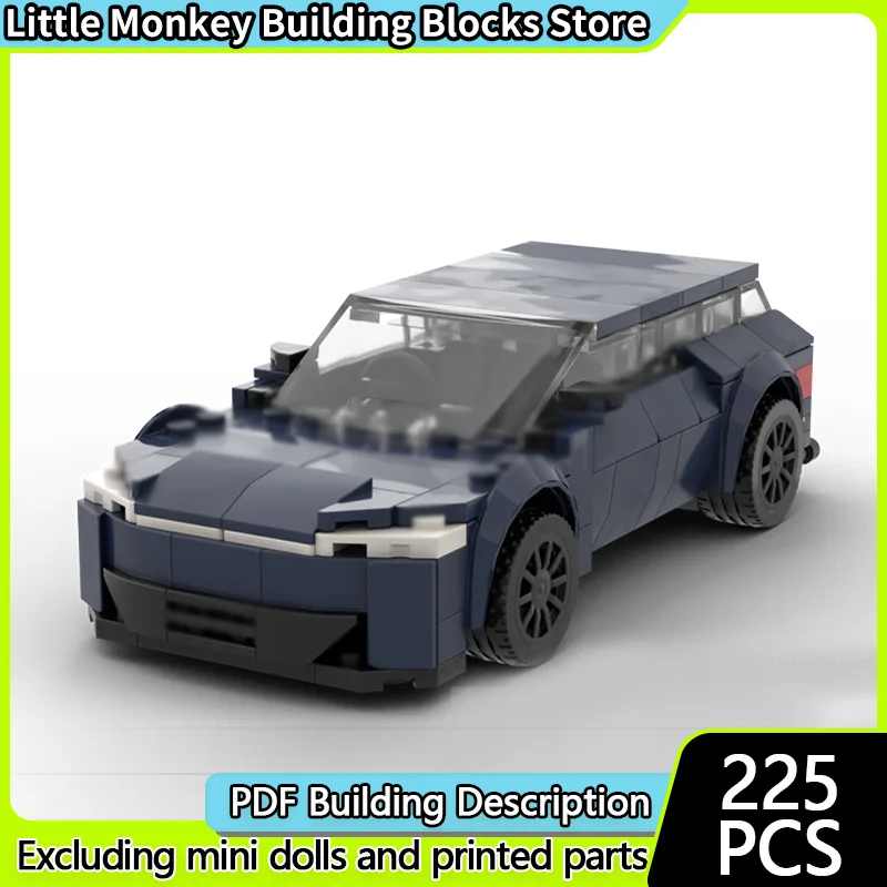 

Speed Racing Car Model MOC Building Bricks Arteon Shooting Break R Modular Technology Children Holiday Gifts Assemble Toys Suit