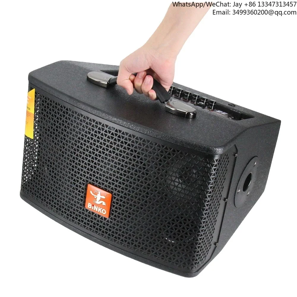 

New Arrival Portable Audio Player Blue Tooth Speaker Wireless High-end Wood Professional Outdoor Speaker High Power DJ Speaker