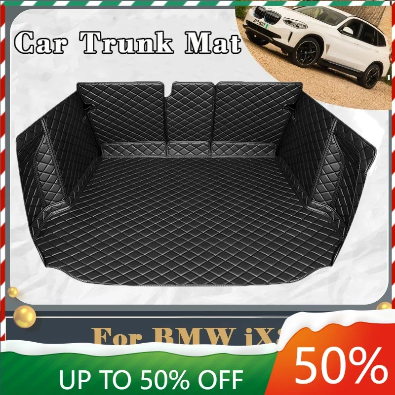 

Car Trunk Mat For BMW iX3 G08 2020 2021 2022 2023 Dirt-resistant Fully Surrounded Trunk Mat Rear Cargo Tray Car Accessories