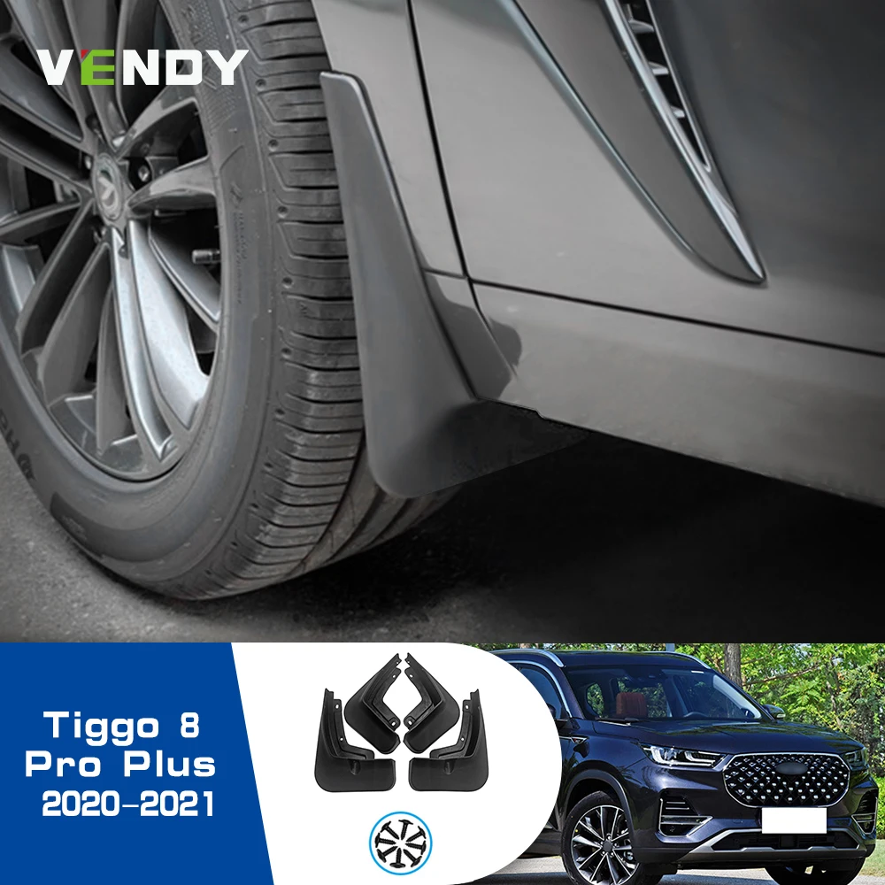 4pcs Mud Flaps For Chery Tiggo 8 Pro Plus 2020-2021 Front Rear MudFlaps Splash Guards Fender Car Mudguards Accessories