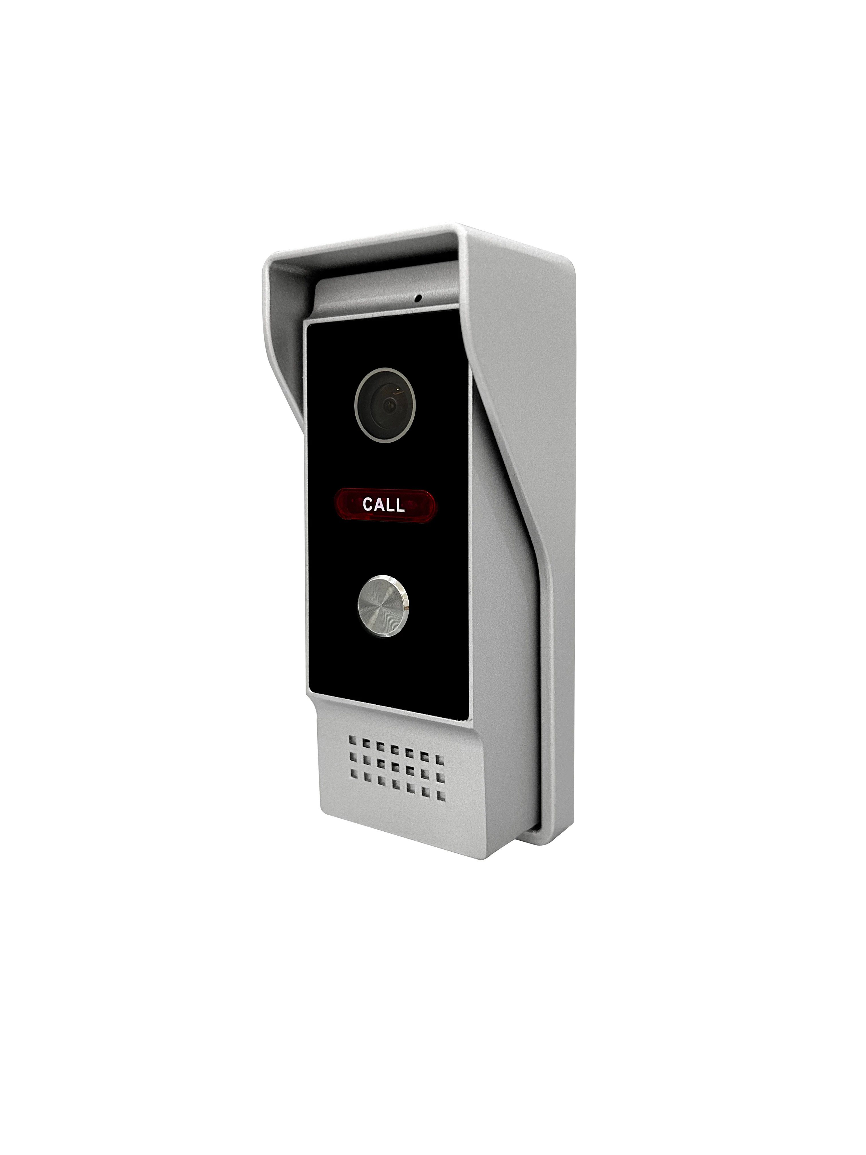 Sistema di campanello citofono per edifici video a 4 fili Kit di videocitofoni per porte con design a maniglia da 4,3 pollici per la sicurezza domestica